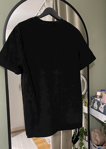 Siyah Kısa Kollu Erkek Tişört - Görsel 3