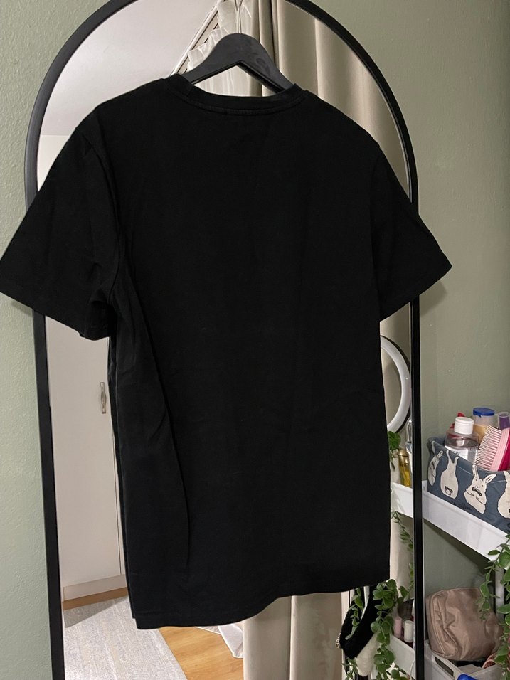 Siyah Kısa Kollu Erkek Tişört - Görsel 3