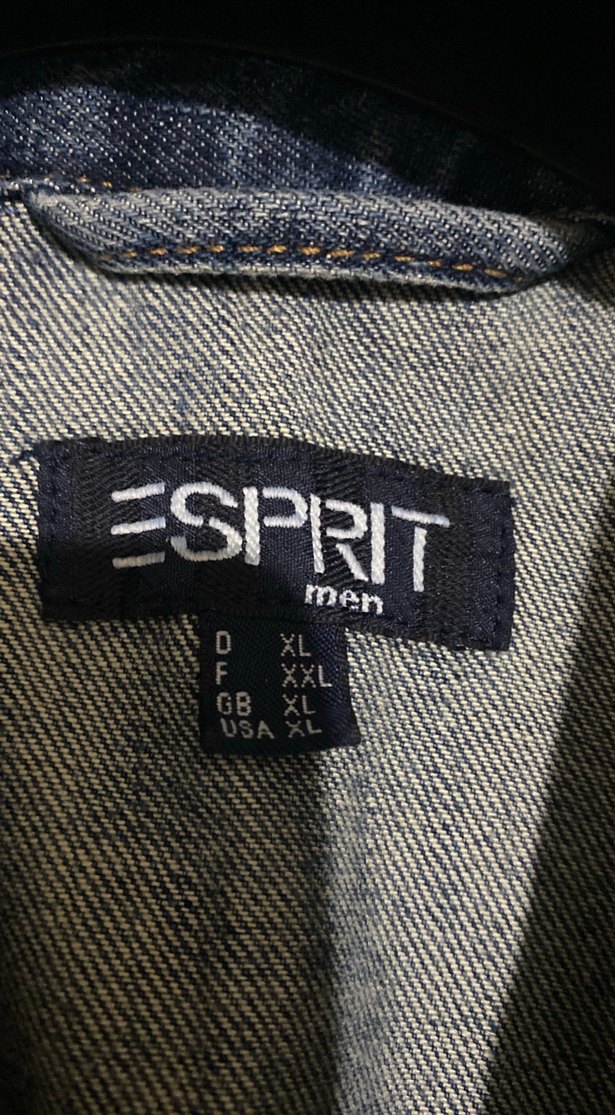 Düğmeli Mavi erkek Denim Ceket - Görsel 2