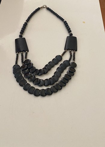 Bohem Turkuaz Boncuklu Uzun Kolye - Görsel 7