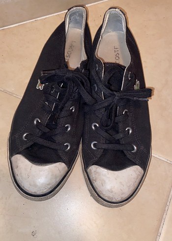 Siyah Bağcıklı Kadın Spor Ayakkabı - Görsel 5