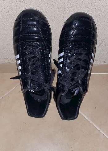 Siyah Bağcıklı Erkek Futbol Ayakkabısı - Görsel 5