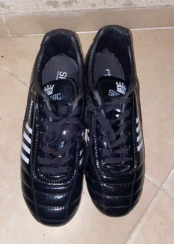 Siyah Bağcıklı Erkek Futbol Ayakkabısı - Görsel 2