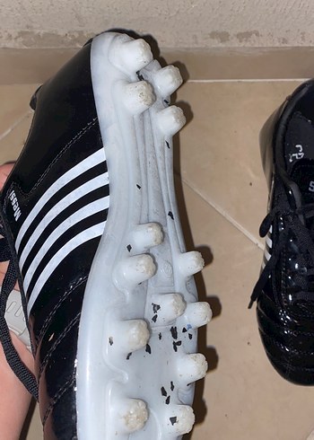 Siyah Bağcıklı Erkek Futbol Ayakkabısı - Görsel 3