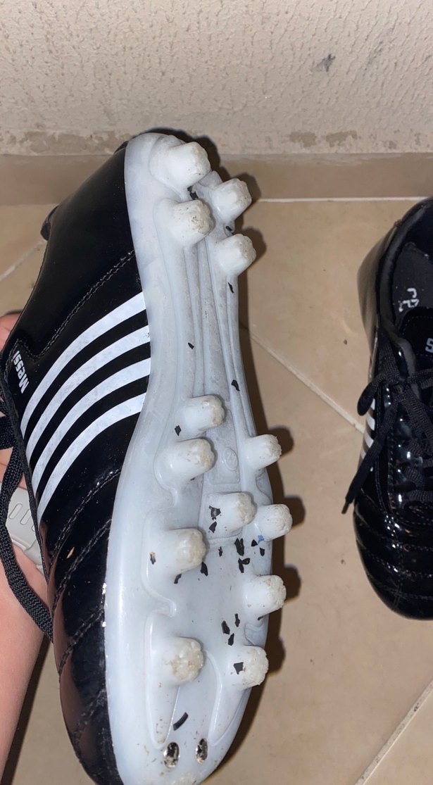 Siyah Bağcıklı Erkek Futbol Ayakkabısı - Görsel 3