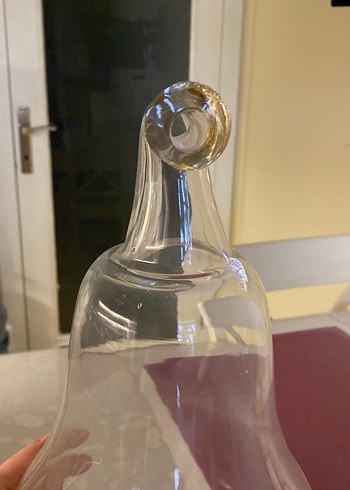 Bordo Şeffaf Cam Vazo - Görsel 4