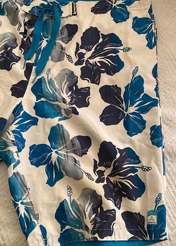 Mavi Çiçek Desenli Erkek Bohem Midi Mayo - Görsel 3
