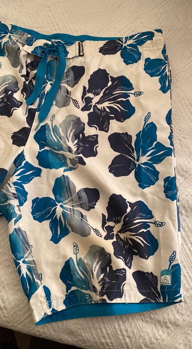 Mavi Çiçek Desenli Erkek Bohem Midi Mayo - Görsel 3