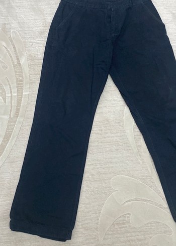Benetton Koyu Lacivert Rahat Kesim Pantolon