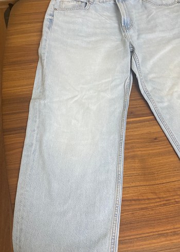 Stradivarius Acik Mavi Rahat Kesim Denim Jean