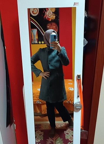 m Beden gri Renk Kadın tüvit ceket 