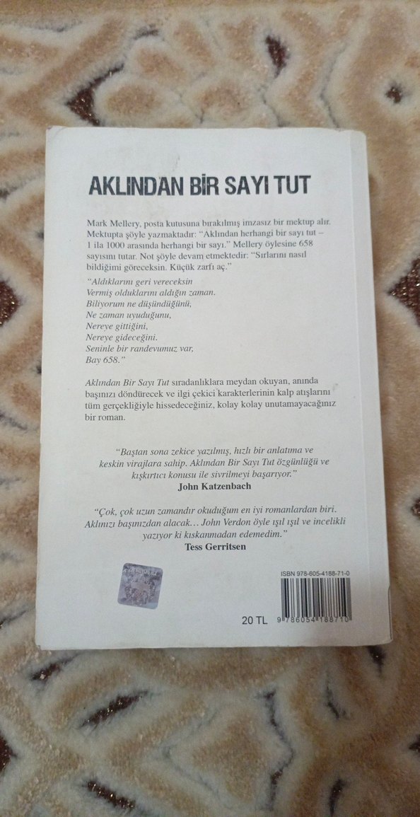 Aklından Bir Sayı Tut - John Verdon - Görsel 3