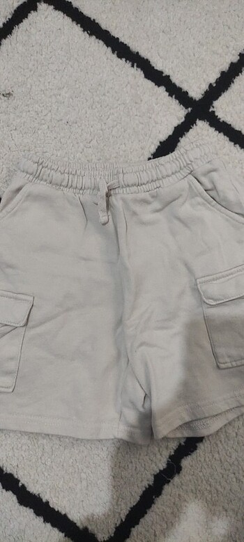 4 Yaş Beden Zara kargo cepli bermuda şort