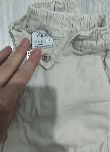 5 Yaş Beden ten rengi Renk Zara kargo pantolon 