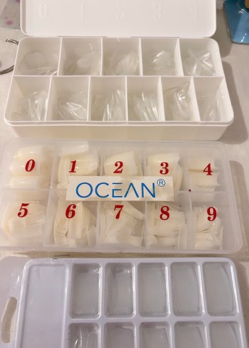 Full jel tips yarım ay tips poly jel tips - Görsel 2