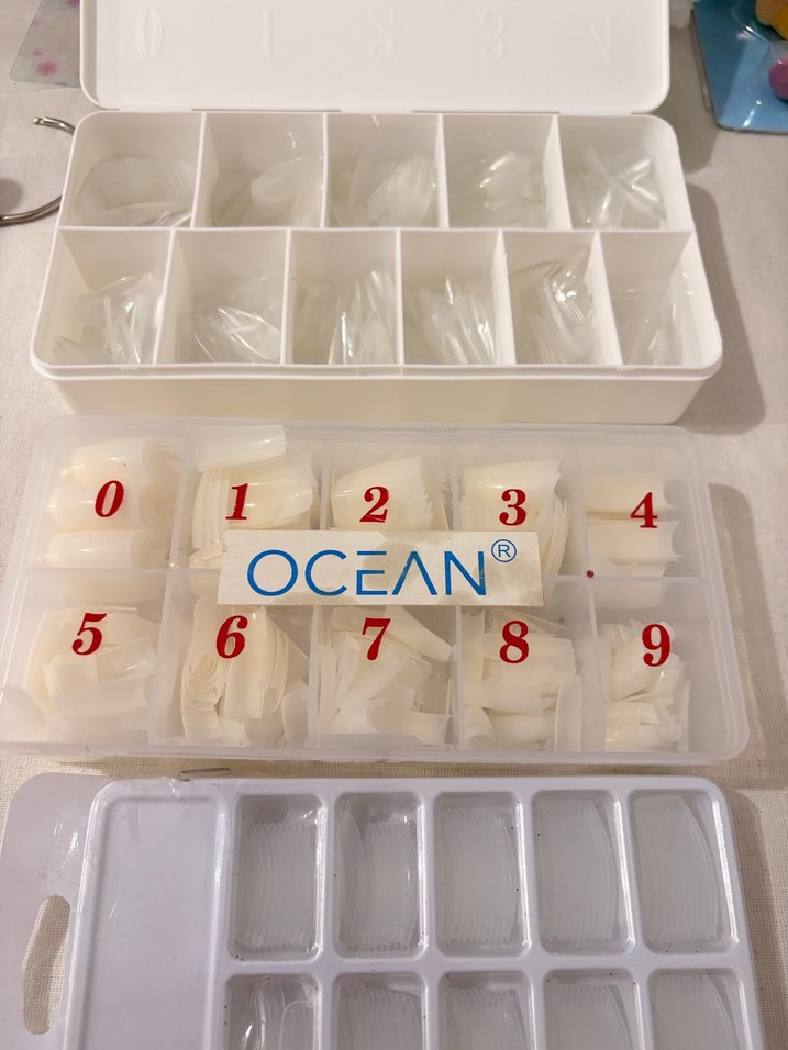 Full jel tips yarım ay tips poly jel tips - Görsel 2