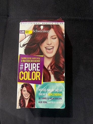 Schwarzkopf pure color vişneli turta