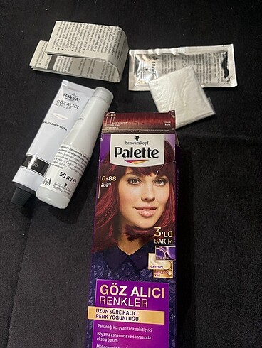 Palette yoğun kızıl saç boyası - Görsel 2