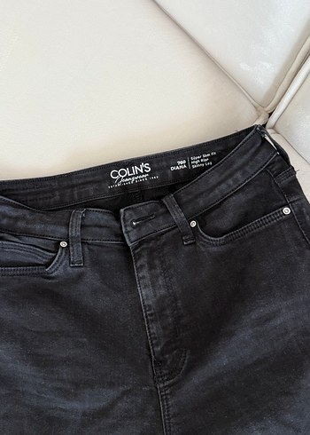 Colin's Siyah Baskılı Kadın Denim Pantolon
