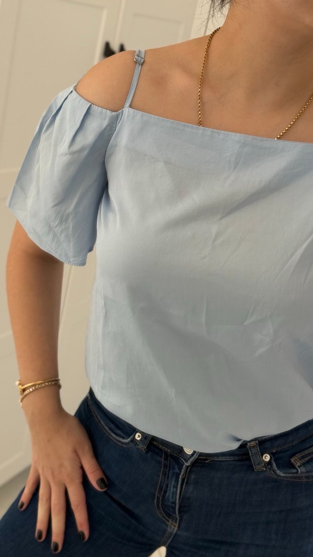 Mavi Denim Kadın Straplez Bluz - Görsel 2