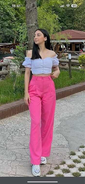 Trendyol & Milla Pembe pantolon