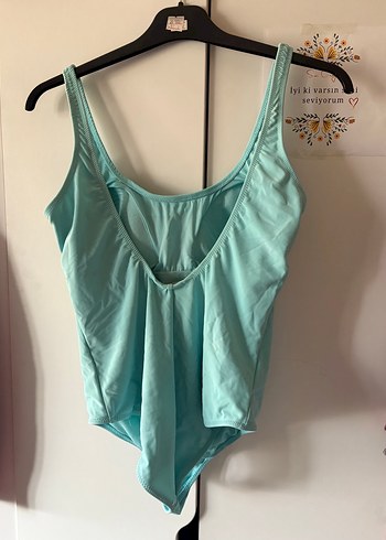 Turkuaz Baskılı Kadın Mayo - Görsel 3