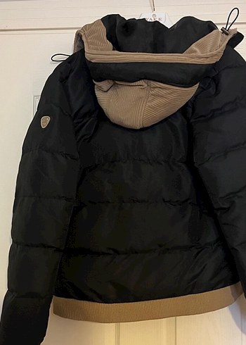 Siyah Şişme Erkek Mont - Görsel 6