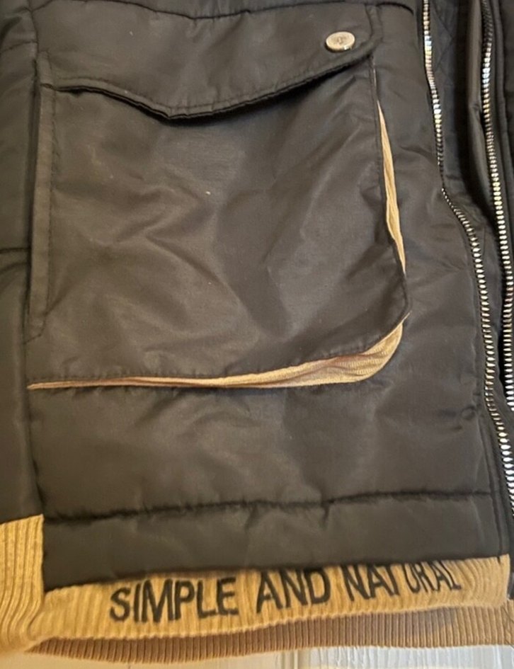 Siyah Şişme Erkek Mont - Görsel 4