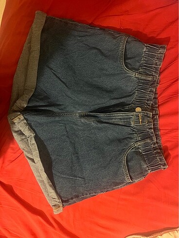 H&M PAPERBAG DENİM ŞORT
