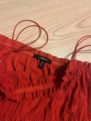 Mavi Jeans Askılı dantelli crop