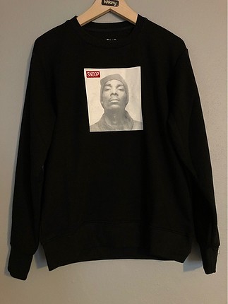 Snoop dogg baskılı sweatshirt