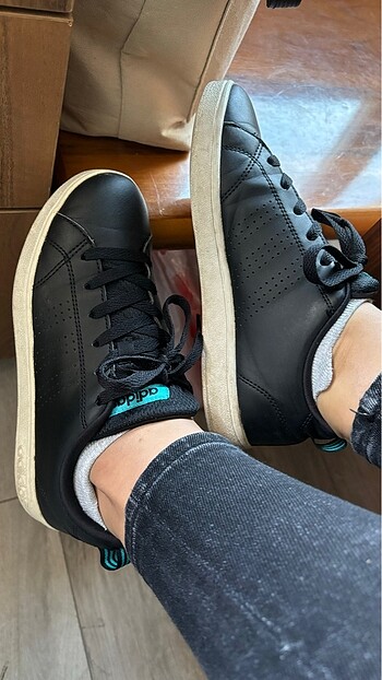 Orjinal adidas siyah advantage spor ayakkabı