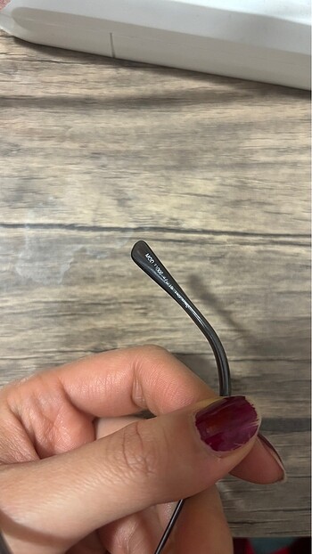 Beden gri Renk Metal çerçeve optik gözlük