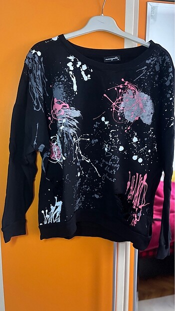 Twist Siyah sweatshirt