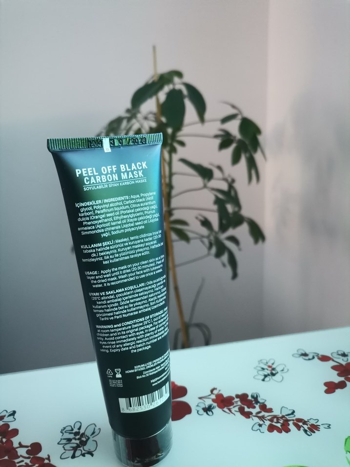 Homm Life Siyah Karbon Soyulabilir Maske 100 ml - Görsel 3