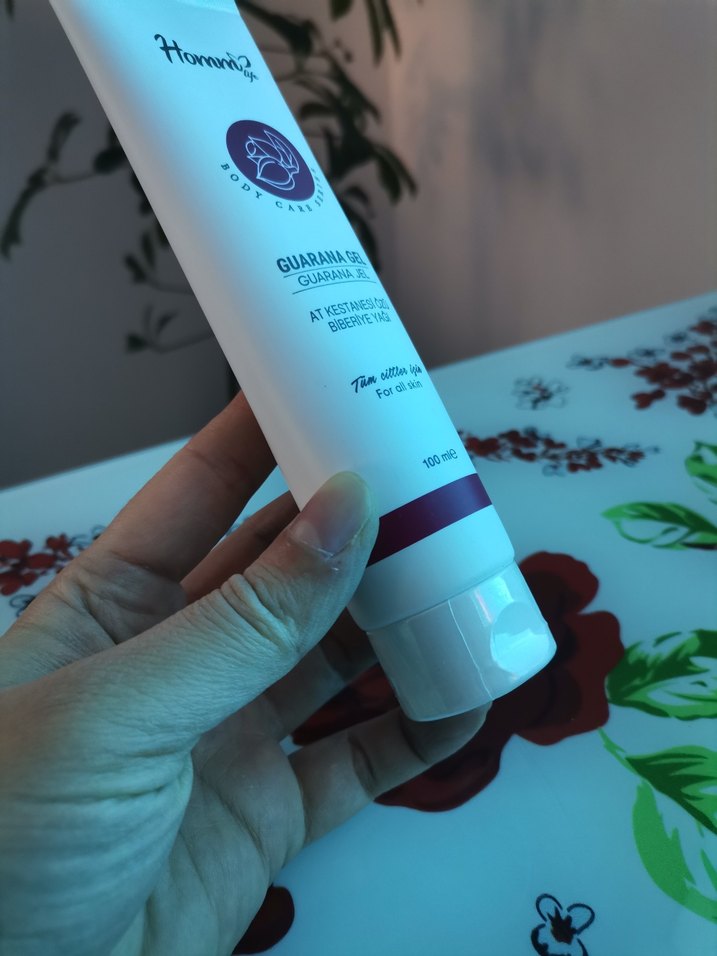 Homm bitkisel Guarana Jel Vücut kremi 100 ml - Görsel 2