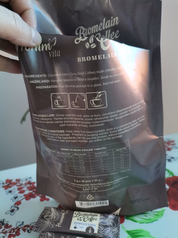 Bromelain Kahve Tozu 90g - Görsel 2