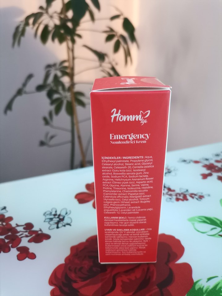 Homm Emergency Nemlendirici Krem - Görsel 2