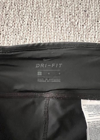 Nike Nike Gri Bağcıklı Spor Tayt