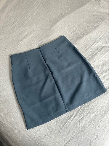 38 Beden Mavi mini etek