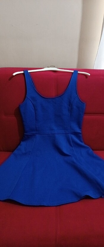 38 Beden mavi Renk Mavi h&m elbise