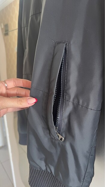 xxl Beden gri Renk Calvin Klein erkek mont