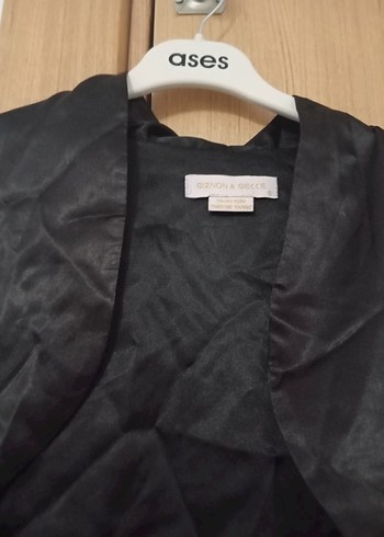 Siyah Uzun Kollu Bolero - Görsel 2