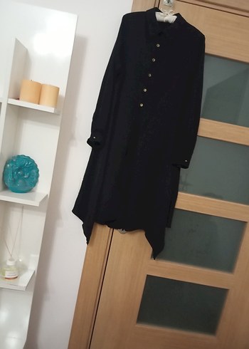 Siyah Uzun Hamile  içinde uygun Ofis tunik - Görsel 2