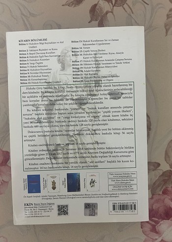 Kemal Gözler Hukuka Giriş Kitabı