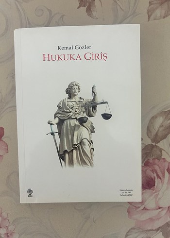 Kemal Gözler Hukuka Giriş Kitabı