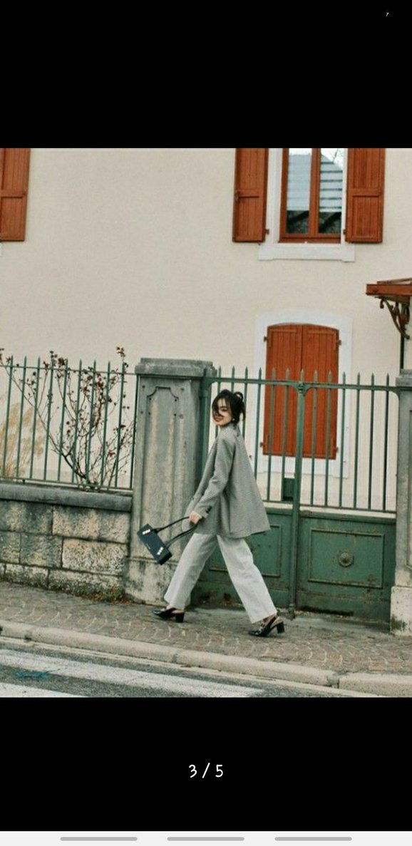 Ekose Düğmeli Zara Kadın Blazer - Görsel 3