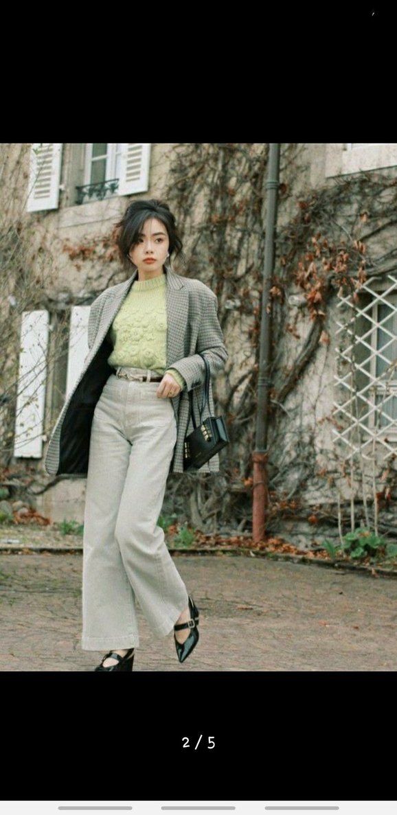 Ekose Düğmeli Zara Kadın Blazer - Görsel 2