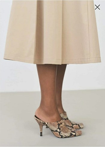 Mango Bej Kadın Uzun Etek - Görsel 4