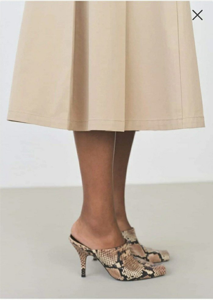 Mango Bej Kadın Uzun Etek - Görsel 4